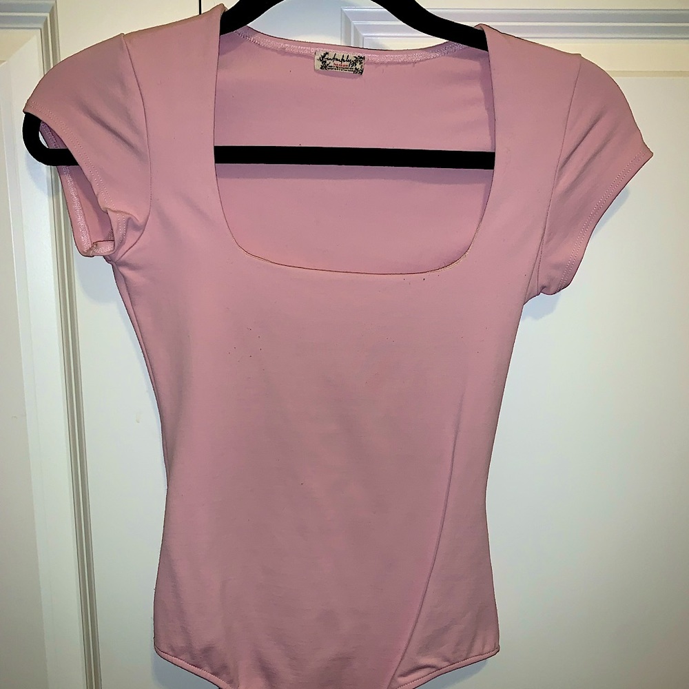 Free People Fair and Square Neck Duo Bodysuit